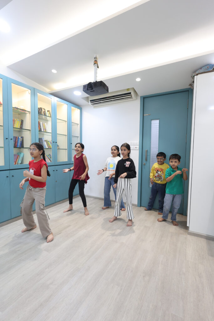 Children learning dancing at Zack