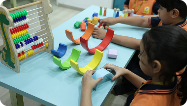A teacher focusing on reading and writing skills for an open school student